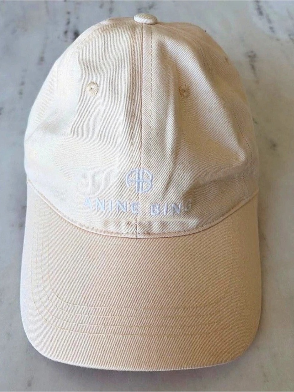 ANINE BING Jeremy Baseball Cap Beige